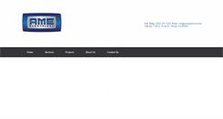 Desktop Screenshot of ameelectrical.com